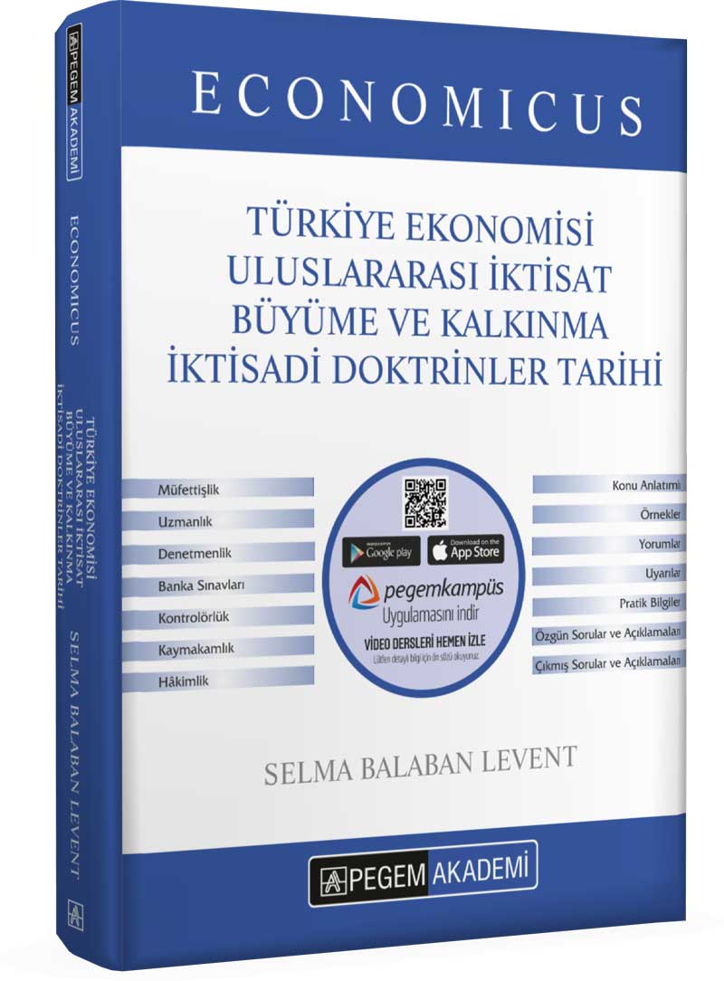 2019 KPSS Economicus Türkiye Ekonomisi, Uluslar arası İktisat, Büyüme ve Kalkınma, İktisadi Doktrinler Tarihi Konu Anlatımlı