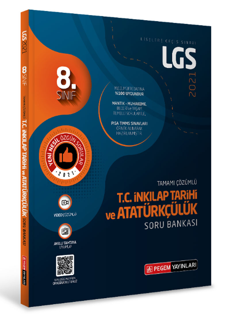 LGS T.C. İnkılap Tarihi ve Atatürkçülük Tamamı Çözümlü Soru Bankası